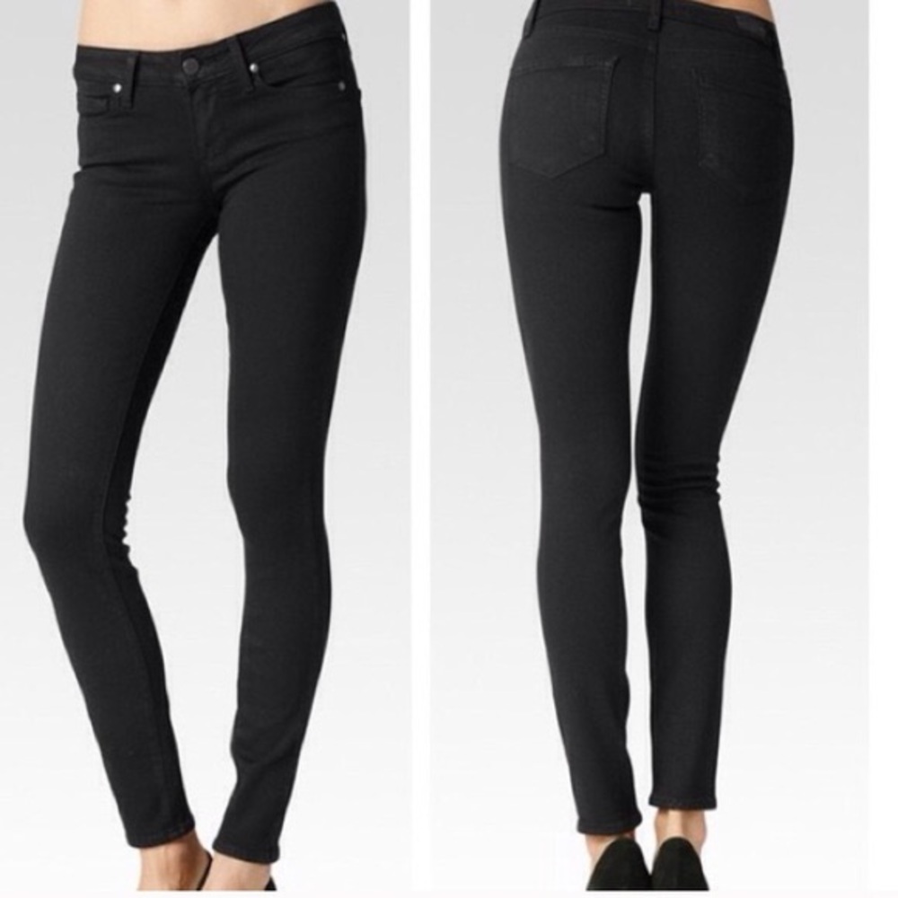 Paige Verdugo ultra skinny black jeans